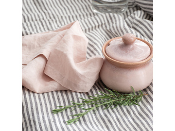 Pure French linen Napkins in Blush (set of 4)